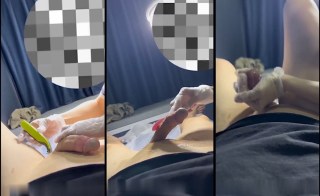 Đang wax lông cu nứng cặc quá xuất mẹ nó tinh