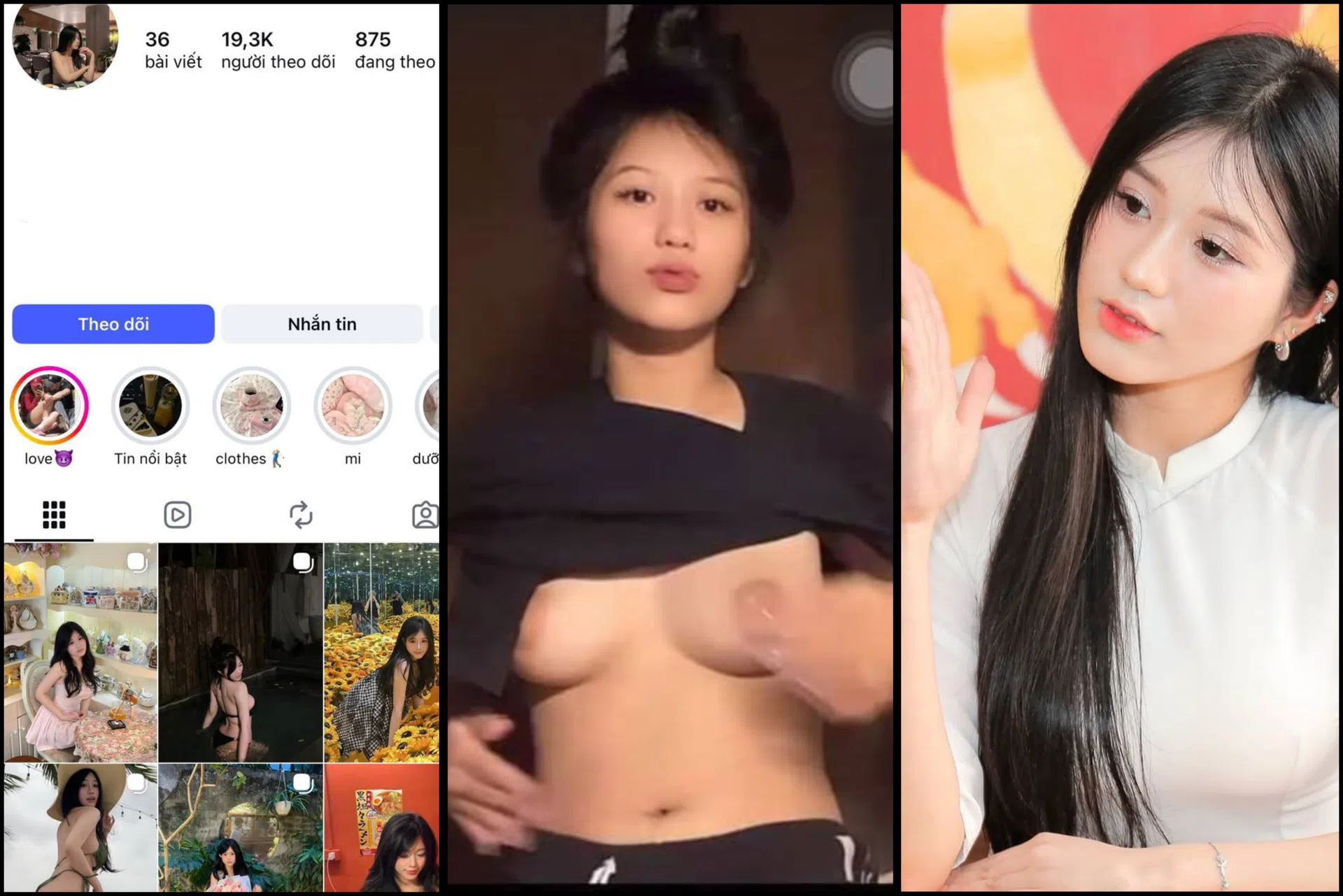 Tiktoker 10hnguroi hơn 250k fl lộ clip call sết với ny mặt em nó dâm dục vkl