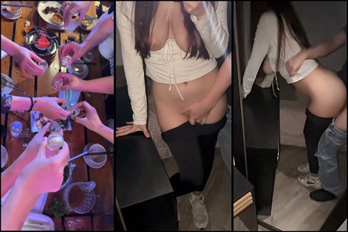 Đi nhậu gạ luôn được bé 2k5 chubby cùng sở thích public